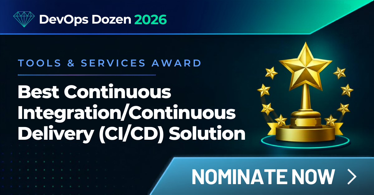 Tools & Services Award — Best Continuous Integration/Continuous Delivery (CI/CD) Solution